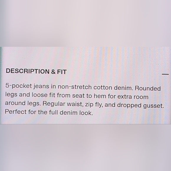 MEN'S LOOSE JEANS - Picture 16 of 16
